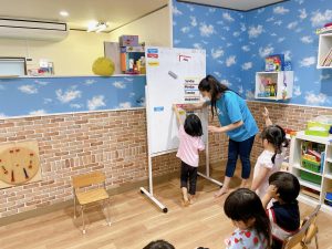 幼稚園児クラスのレッスン風景